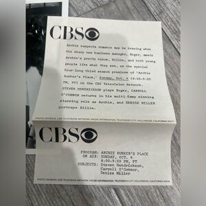 Press Photo Carroll O'Connor S Hendrickson Denise Miller Archie Bunker TV